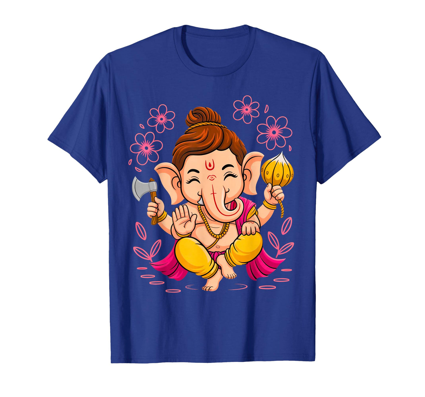 Hindu Ganesha Puja Elephant God India Meditation Yoga Murti T-Shirt