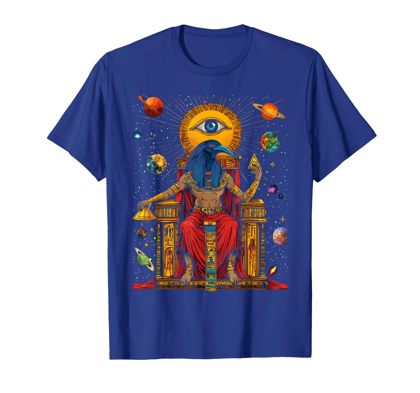 Thoth Egyptian God Egyptian Mythology Pyramid Ancient Egypt T-Shirt