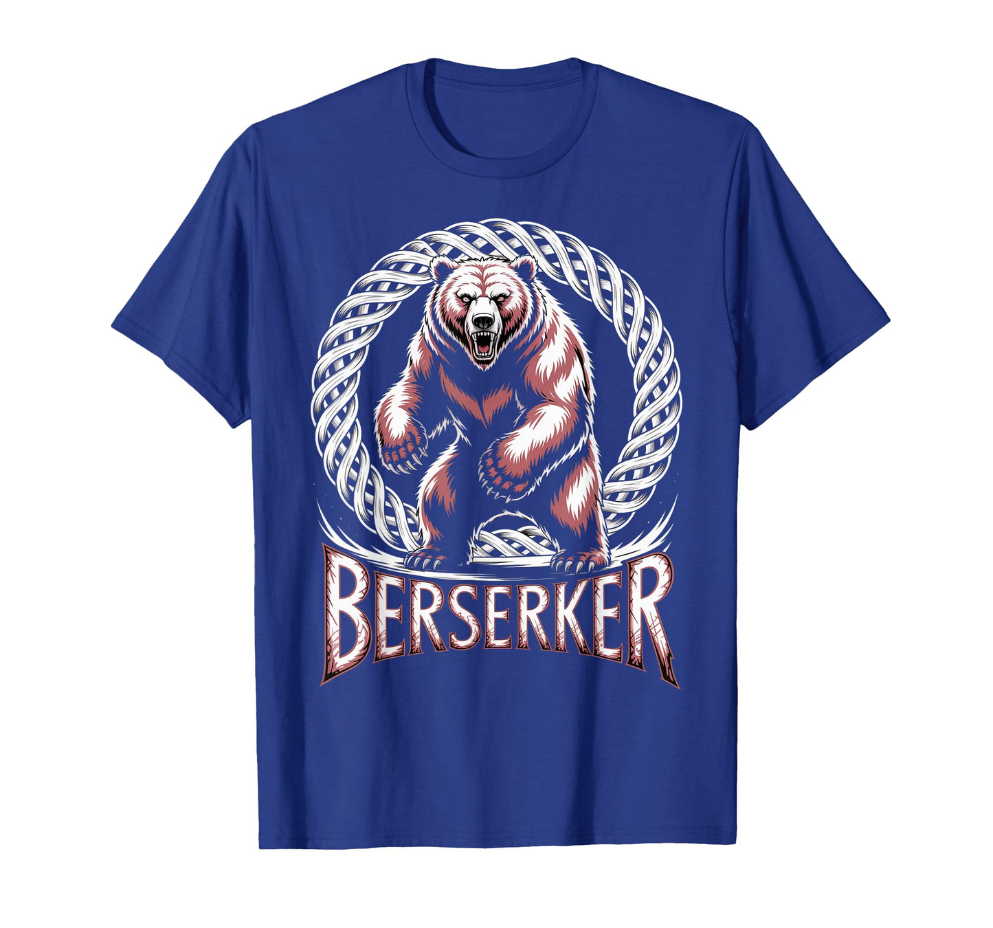Viking Berserker Bear Norse Heritage Warrior T-Shirt