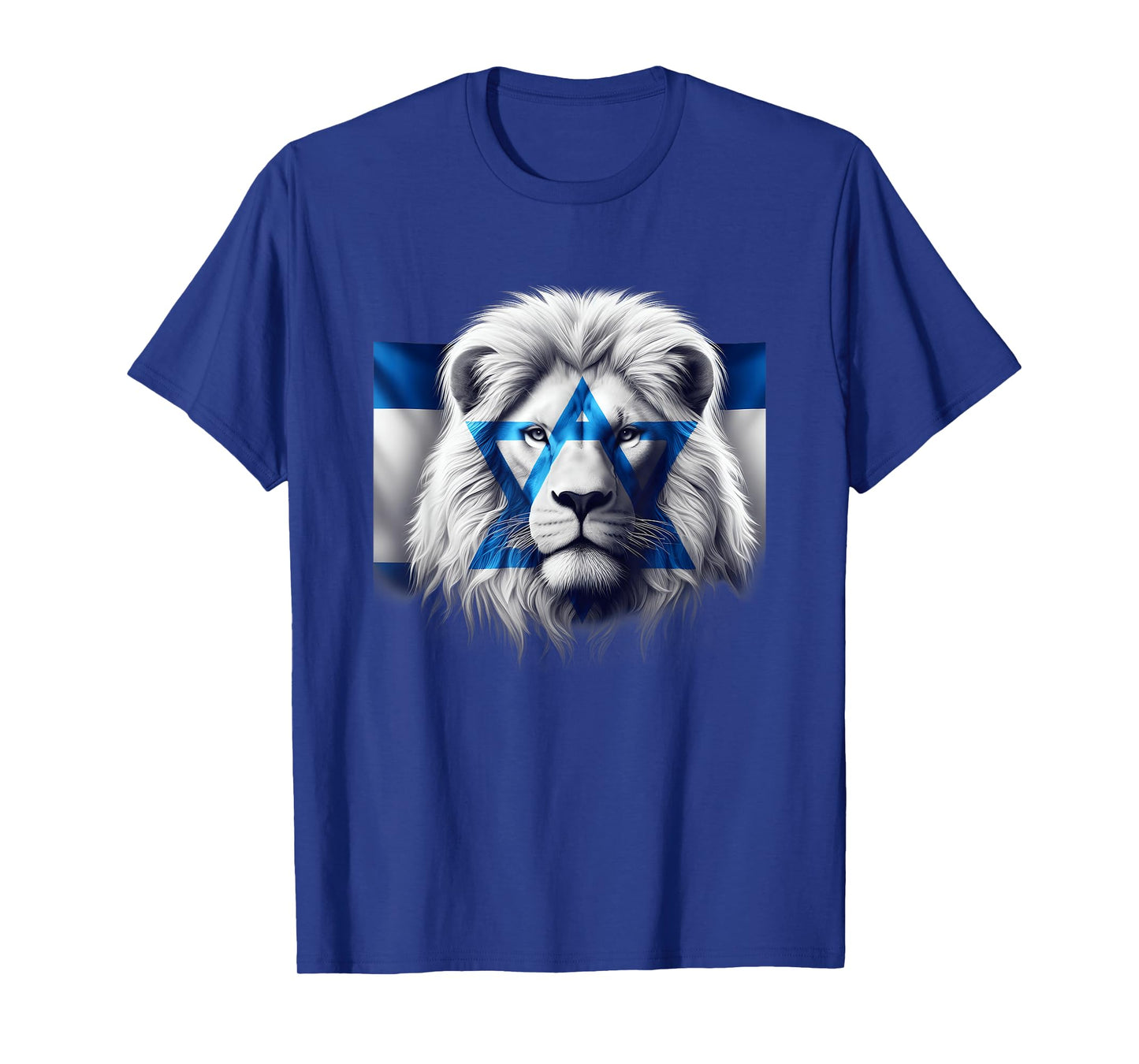 Lion Of Judah Jewish Pride Israel Flag Strength Unity T-Shirt