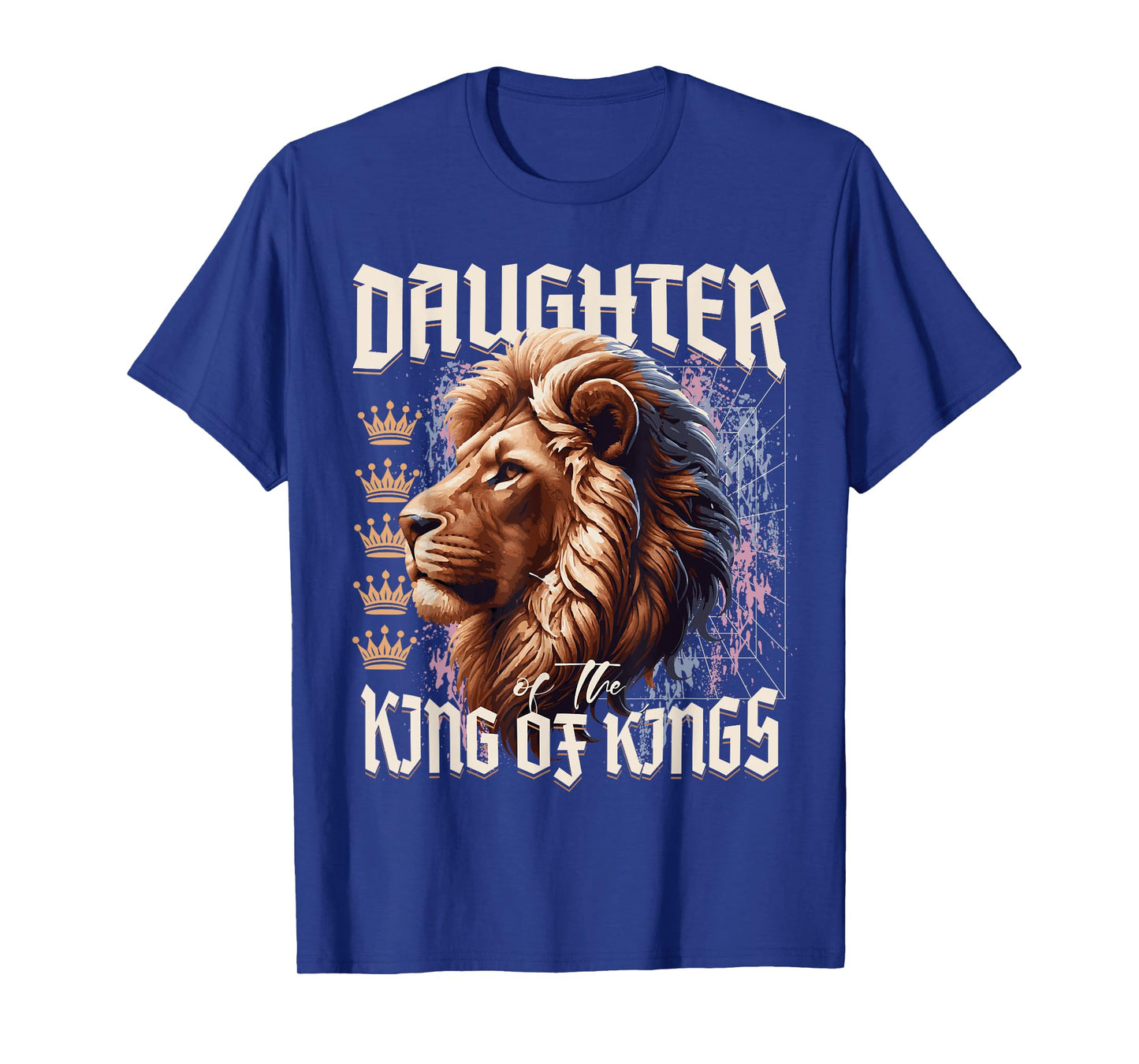 Daughter of King Lion Y2K Trendy Jesus Apparel Christian T-Shirt