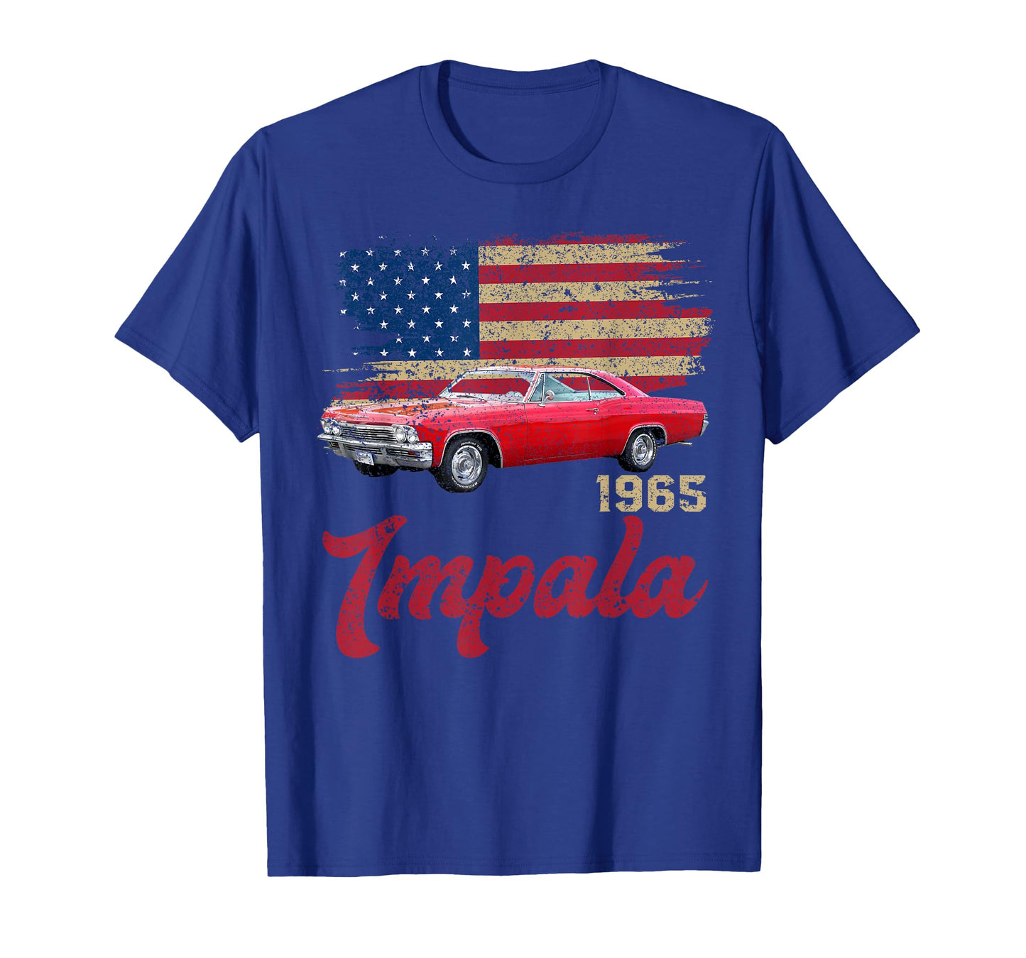 Jersey Style 65 1965 Impala Old School Muscle Cars T-Shirt