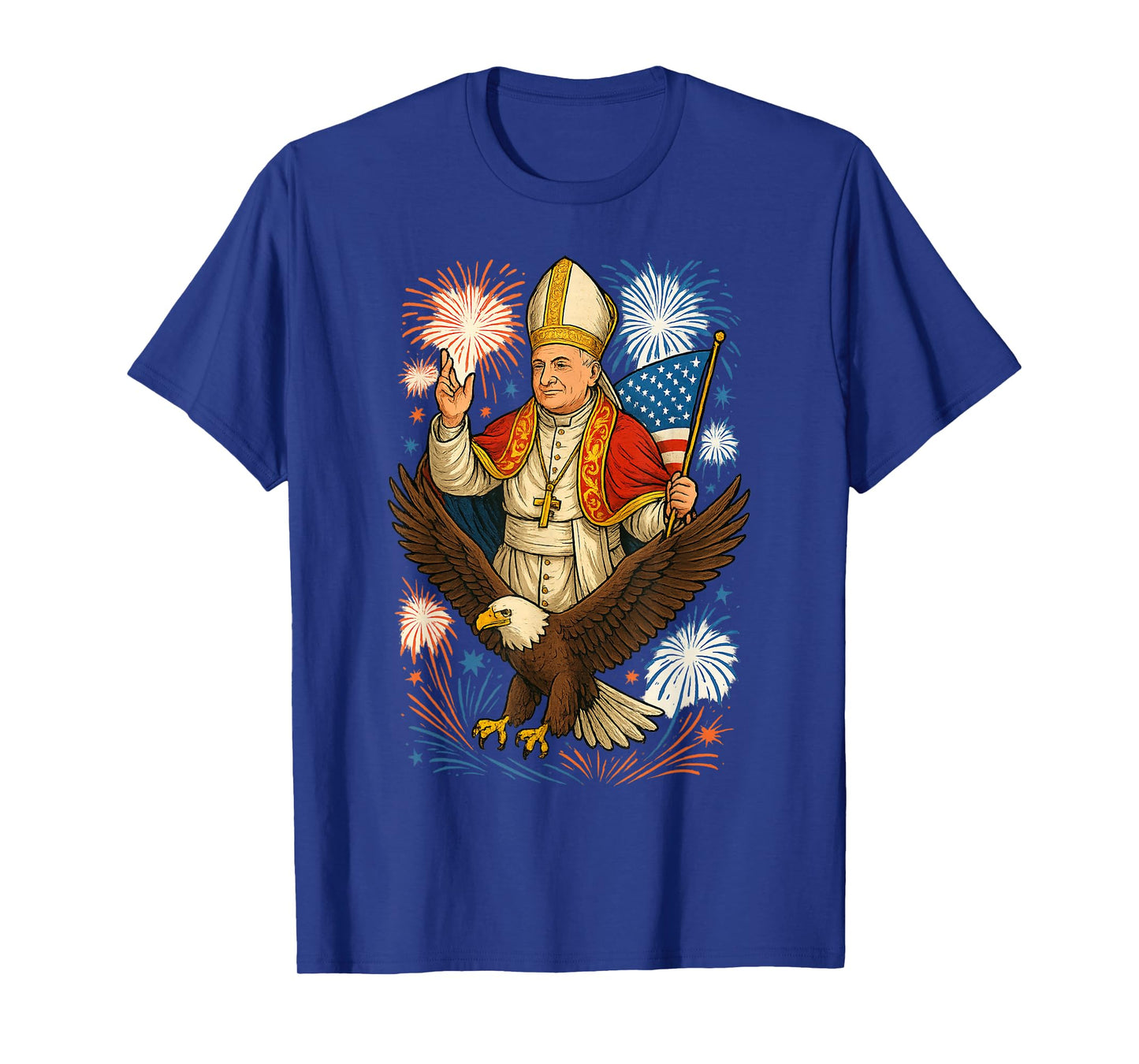 Pope Leo XIV American Made Papacy Funny American Pope Design T-Shirt