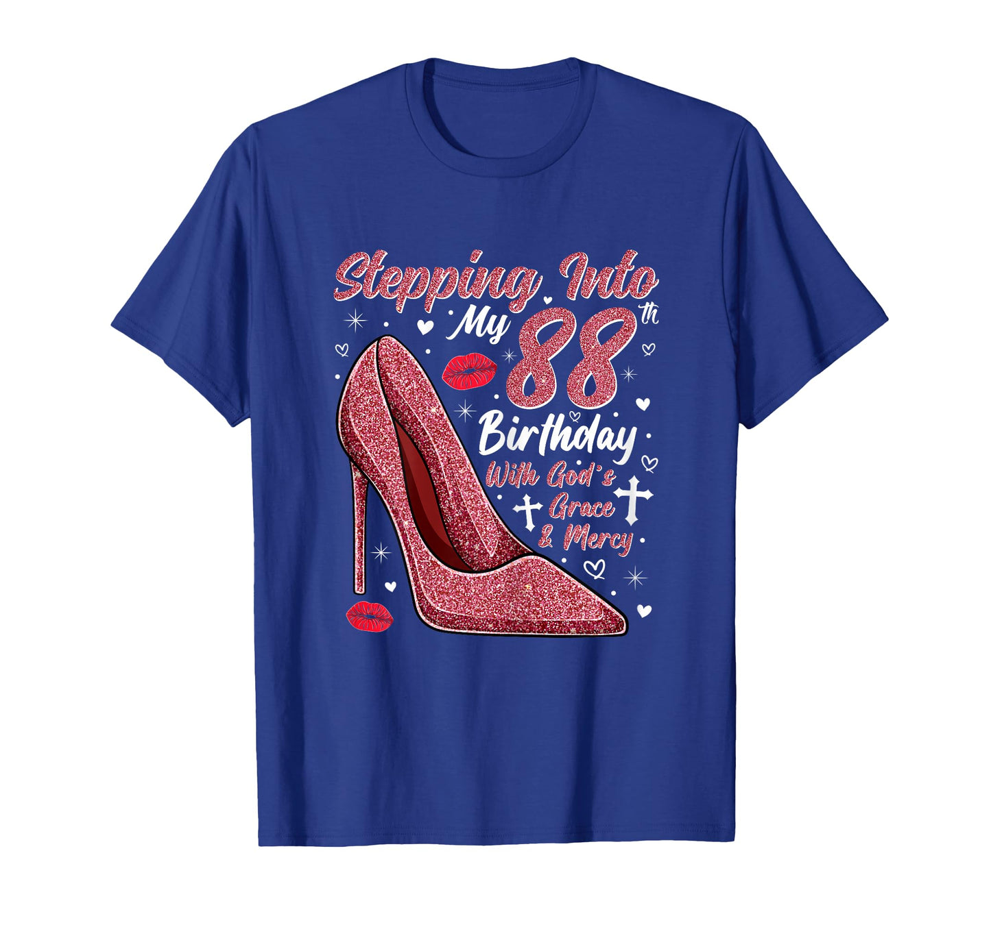 Stepping Into My 88th Birthday Ladies 88 Year Old T-Shirt