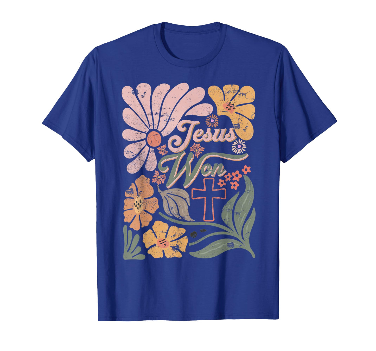 Boho Retro Christian Jesus Won Men Women Kids T-Shirt
