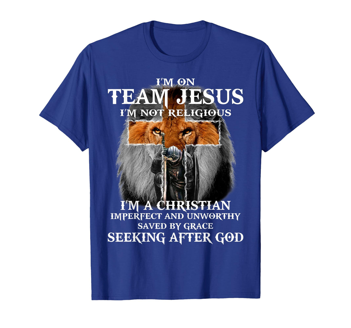 Knight templar Iโm On Team Jesus Iโm Not Religious T-Shirt