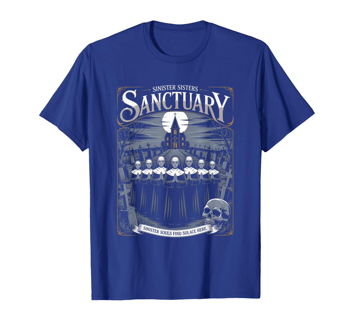 Sinister Sisters Sanctuary Christian Streetwear T-Shirt