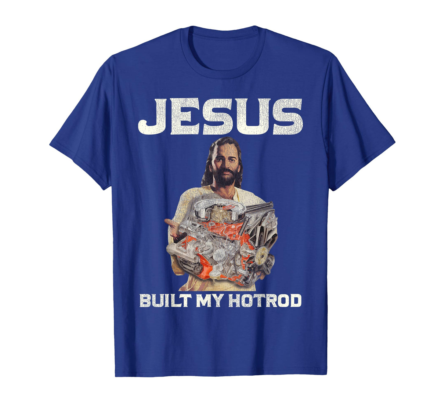 Vintage Jesus Built My Hotrod Jesus Christian T-Shirt