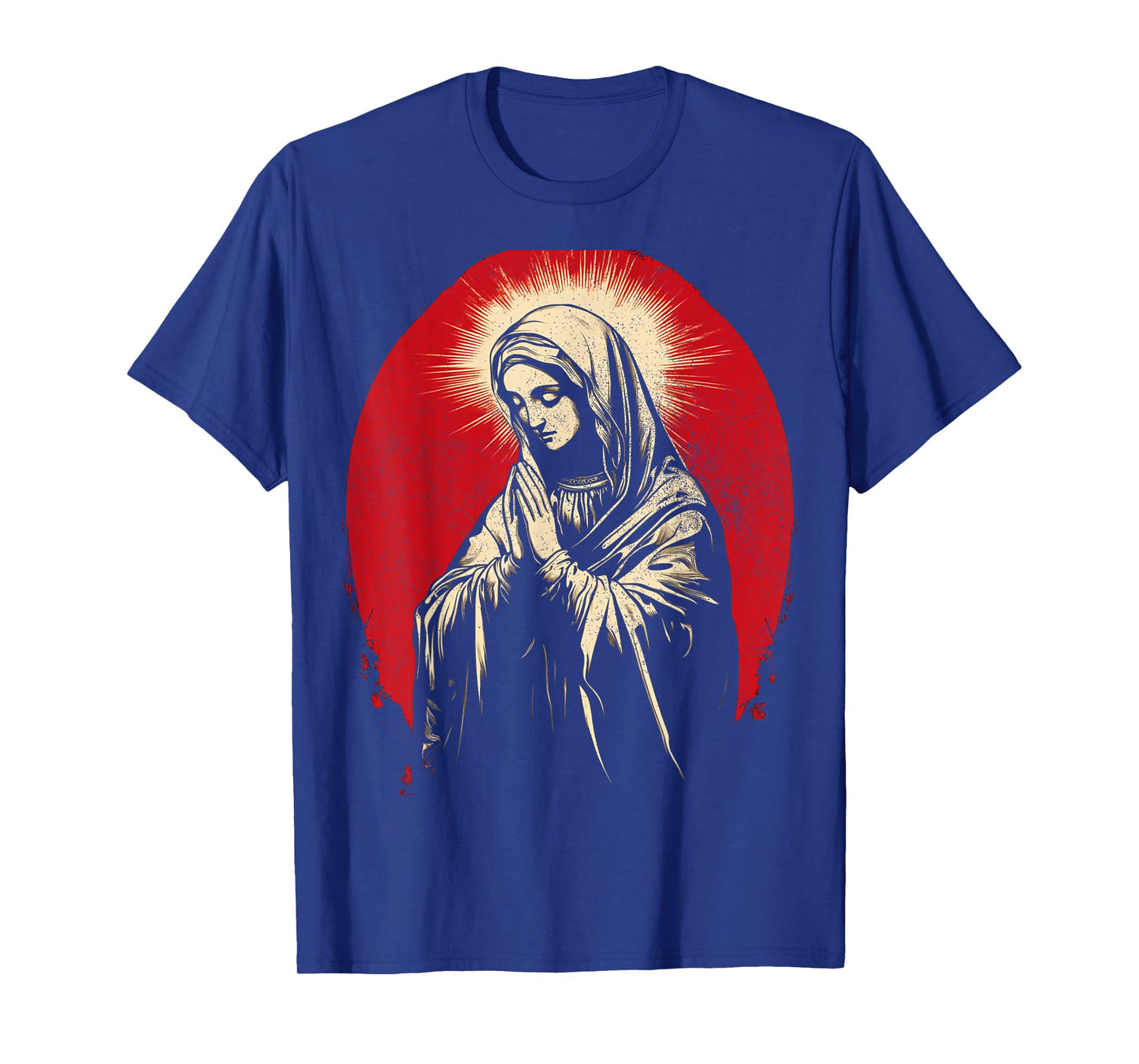 Vintage Christian Graphic The Virgin Mary Women's T-Shirt