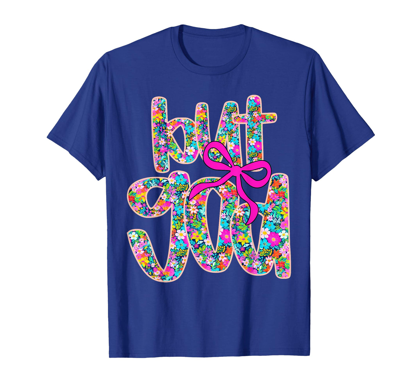 But God Floral Coquette Christian Spirit Religious Faith T-Shirt