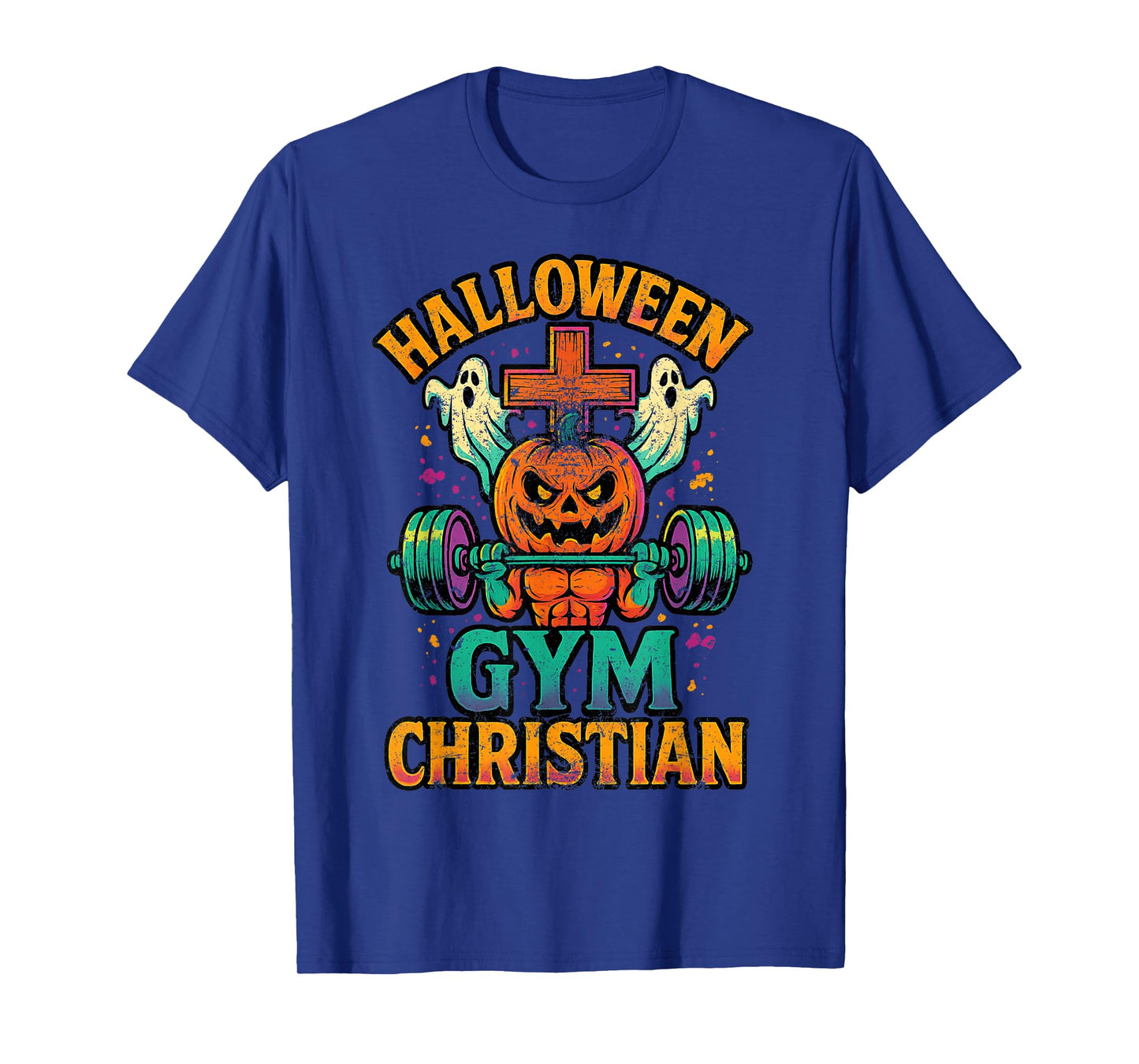 Fear God Not Man Retro Vintage Christian Fitness Lover Gym T-Shirt