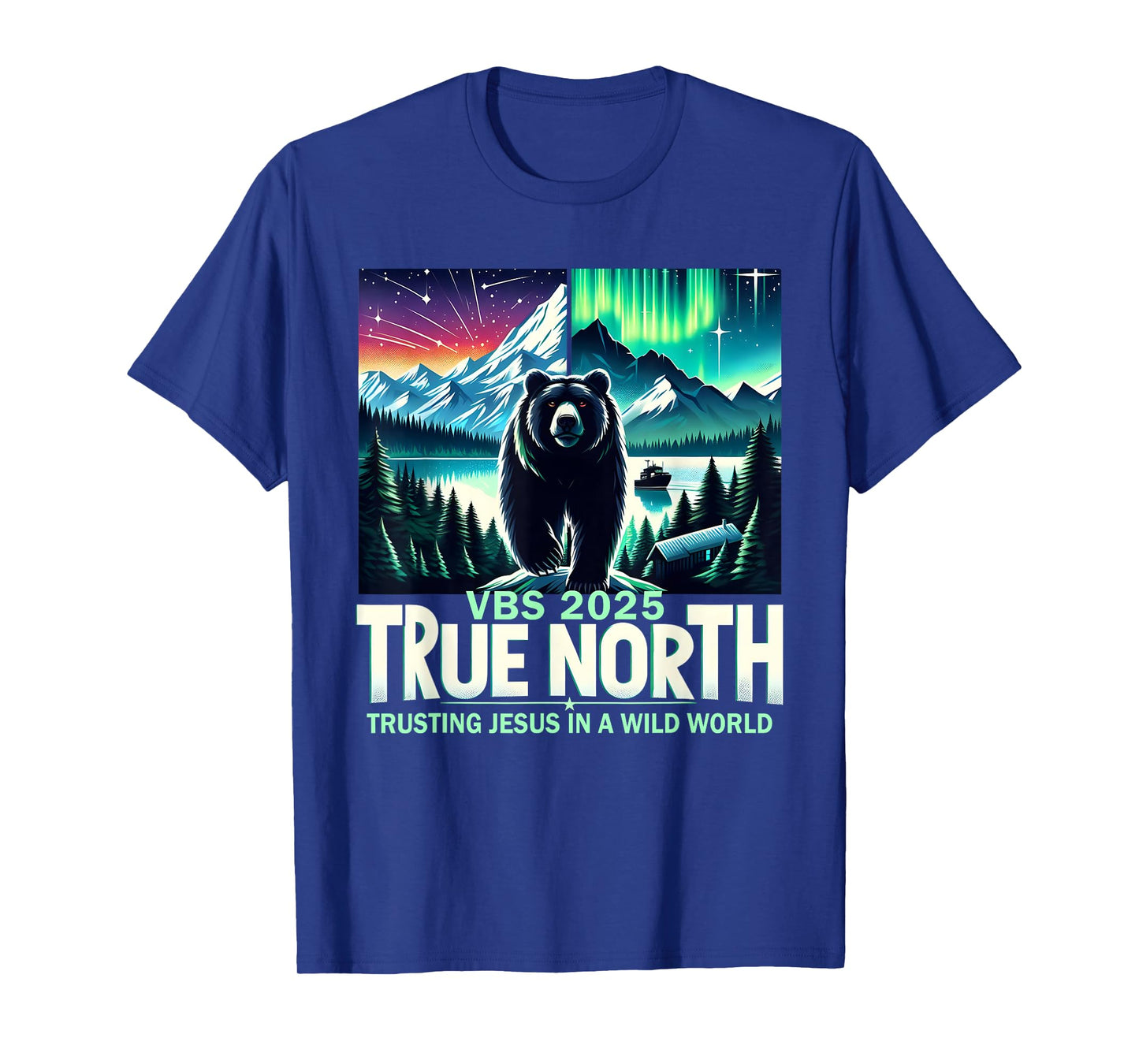 True North VBS 2025 Christian Trusting Jesus Wilderness T-Shirt