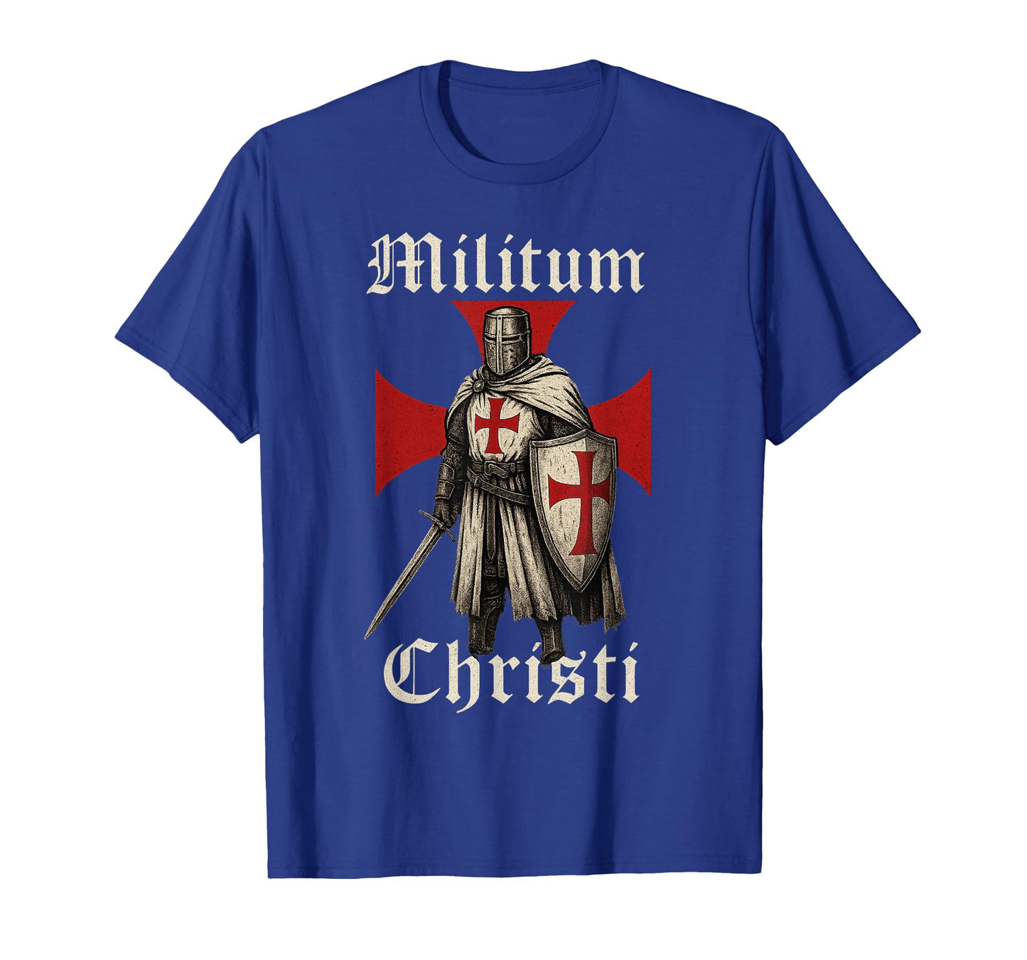 Warrior of Christ - Militum Christi - Crusader T-Shirt