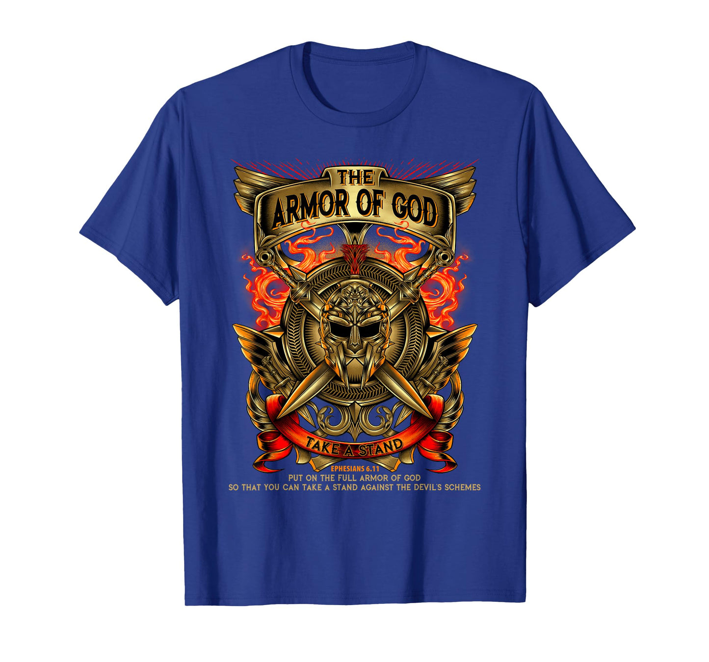 Armor Of God -Warrior Of Christ - Ephesians 6:11 T Shirt T-Shirt