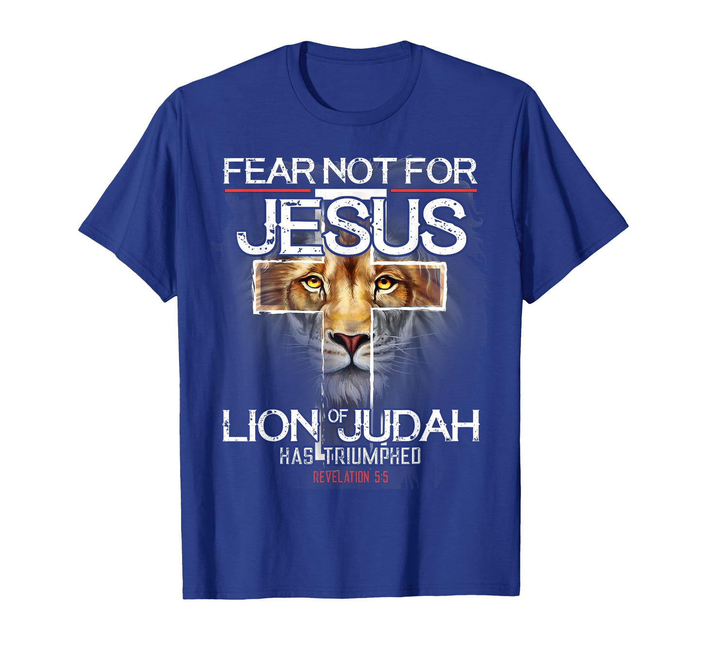 for Jesus Christ Judah Lion Christians Bible Religious T-Shirt