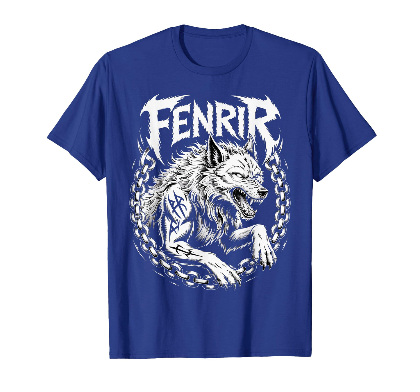 Classic Celtic Fenrir Wolf Norse Mythology Nordic Viking T-Shirt