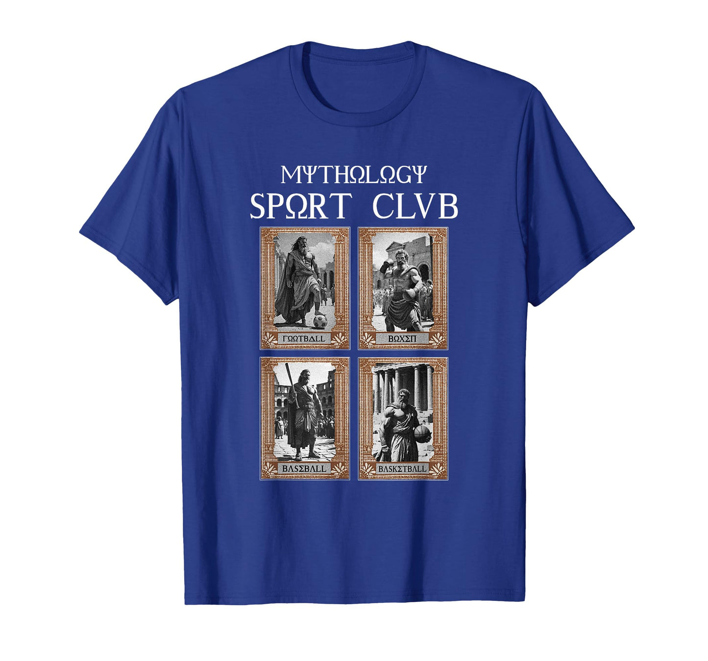 Greek Mythology Ancient Gods Sport Club Vintage T-Shirt