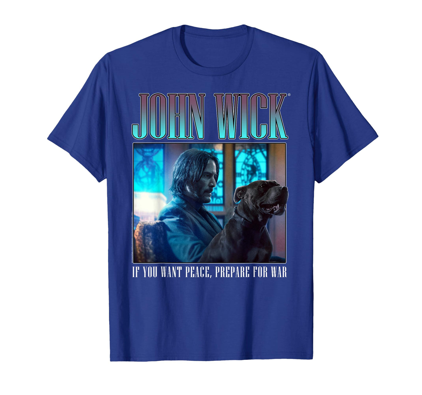 John Wick 90's Bootleg Prepare for War Dog Action Movie T-Shirt for Men Women