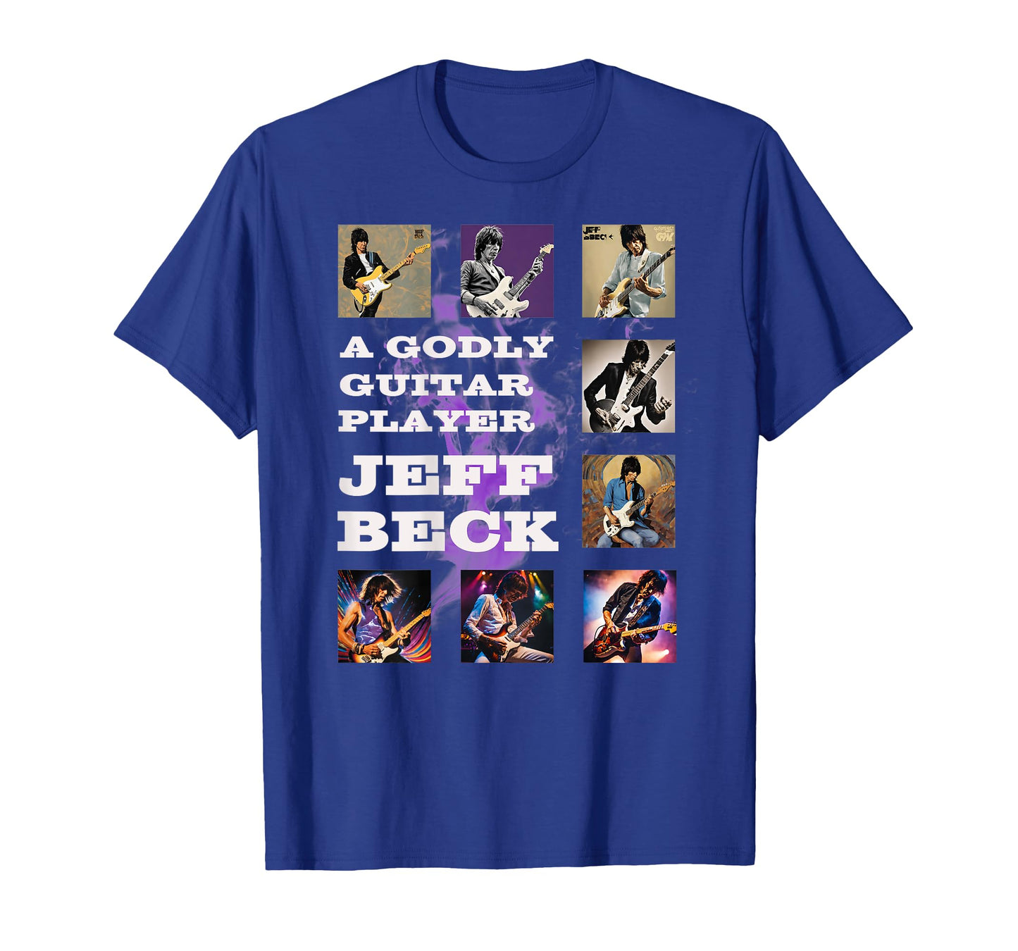 Jeff Beck_007_Back Printed T-Shirt