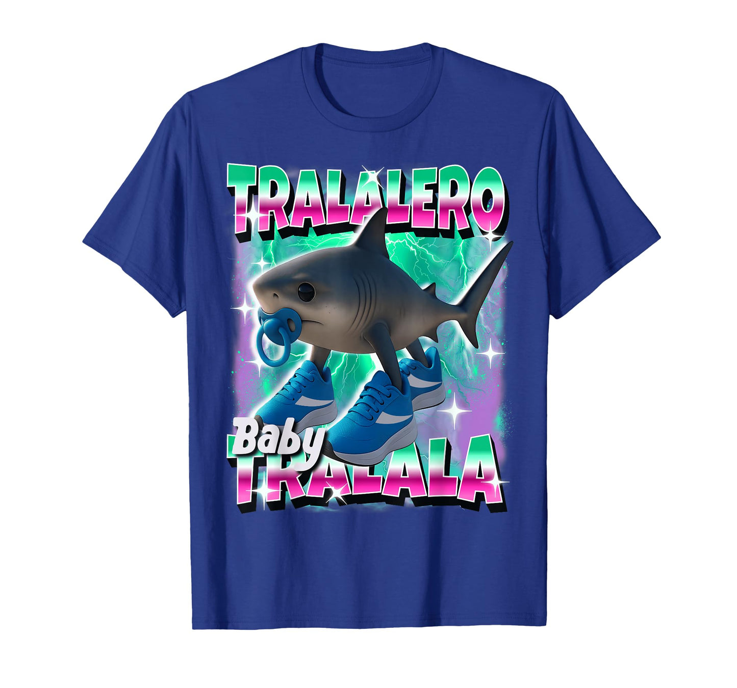 Tralalero Tralala Italian-Brainrot He Loves And Obeys God T-Shirt