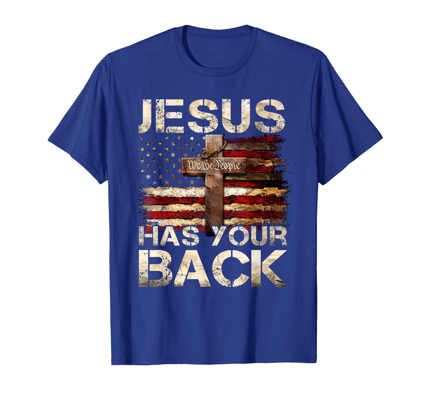 Jesus Has Your Back Religious Cross Shirt, Funny Christian T-Shirt