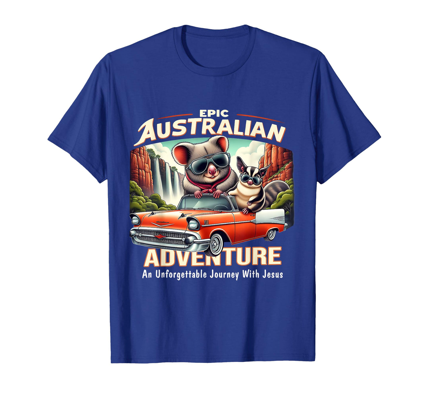 Funny Epic Australian Adventure Jesus VBS 2025 For Kids T-Shirt