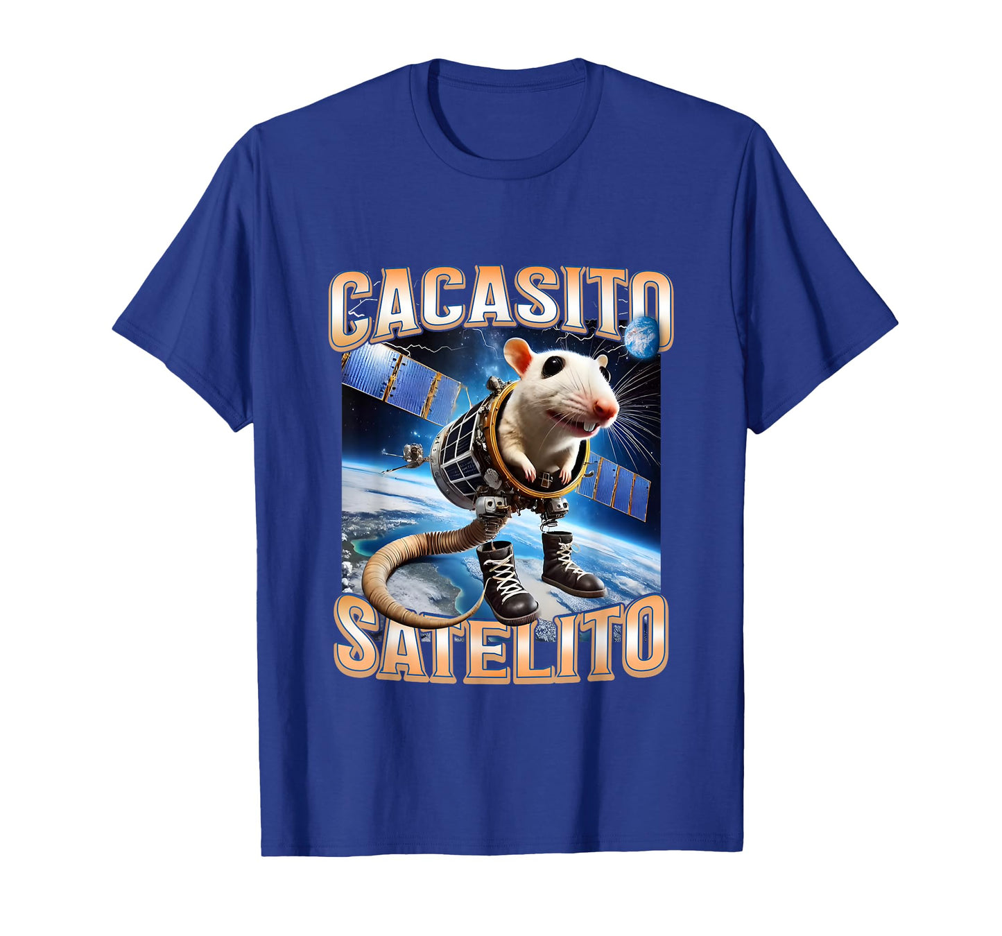 Funny Cacasito Satelito - Italian Brainrot Silly Rat Meme T-Shirt