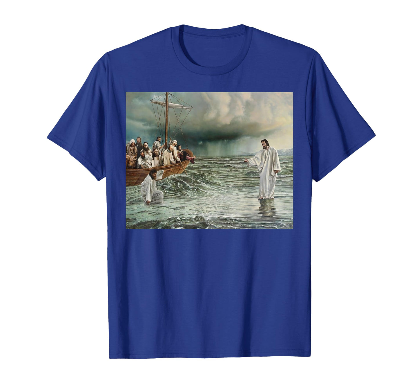 Jesus Christ Walking On Water T-Shirt