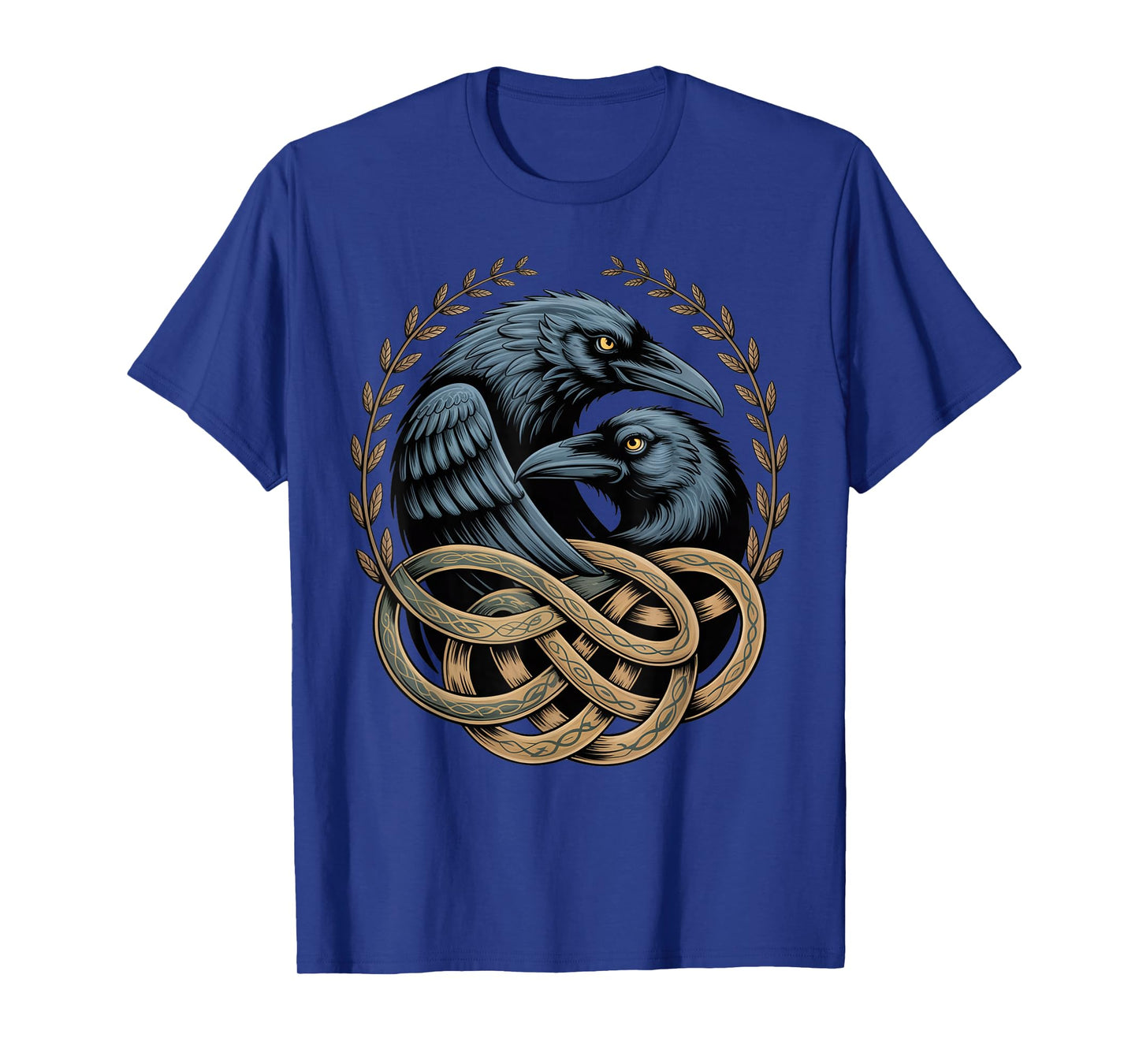 Vintage Odin's Raven Northman Valhalla Norse Mythology T-Shirt