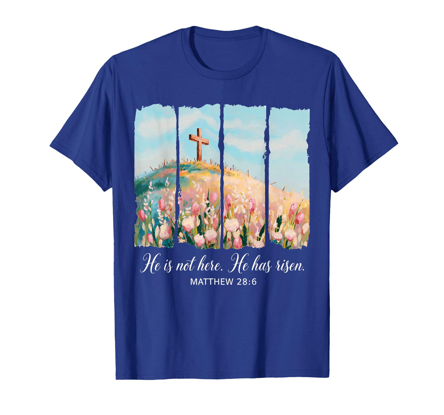 He is Risen Happy Easter Jesus Christian Women Girls Kids T-Shirt