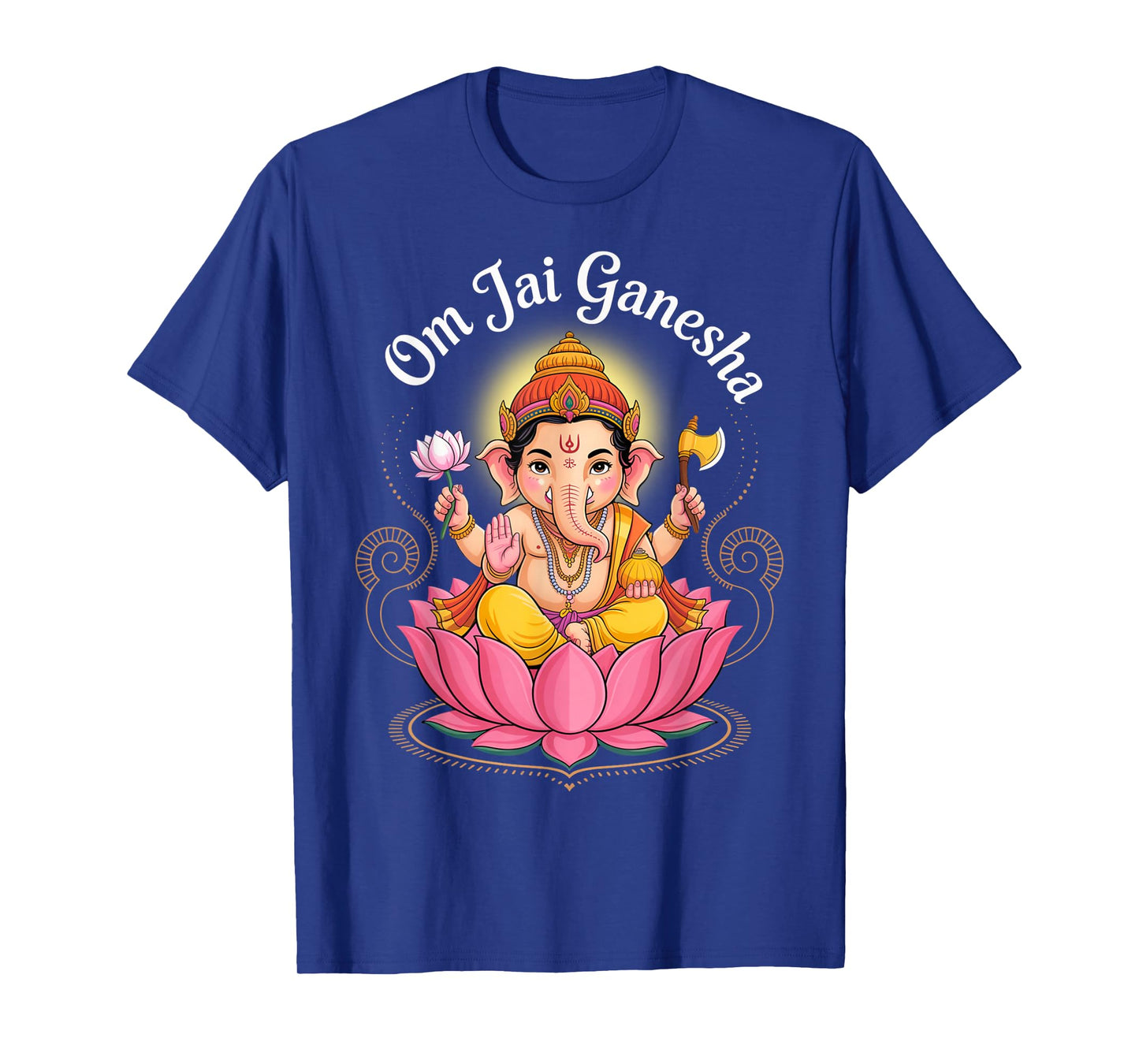 Hindu Ganesha Puja Elephant God India Meditation Yoga Murti T-Shirt