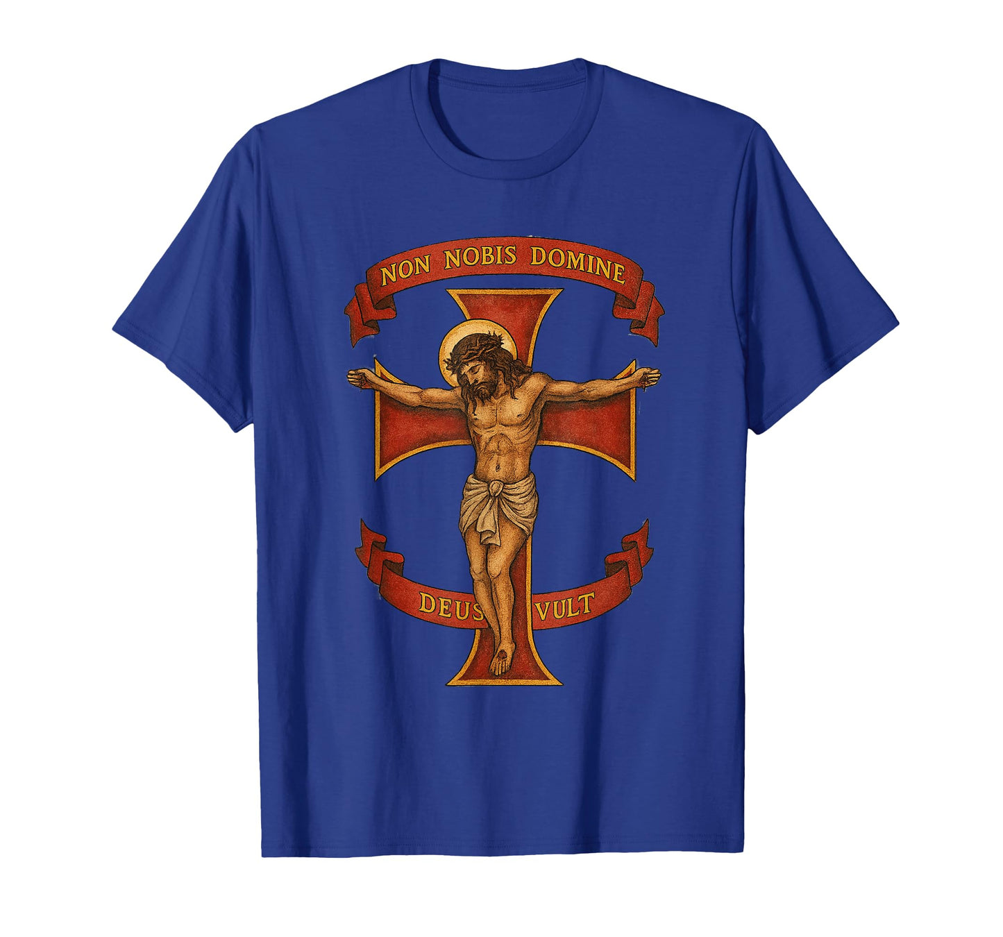 Non Nobis Domine - Deus Vult - Catholic T-Shirt
