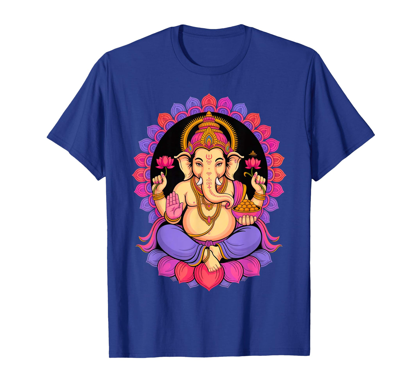 Hindu Ganesha Puja Elephant God India Meditation Yoga Murti T-Shirt