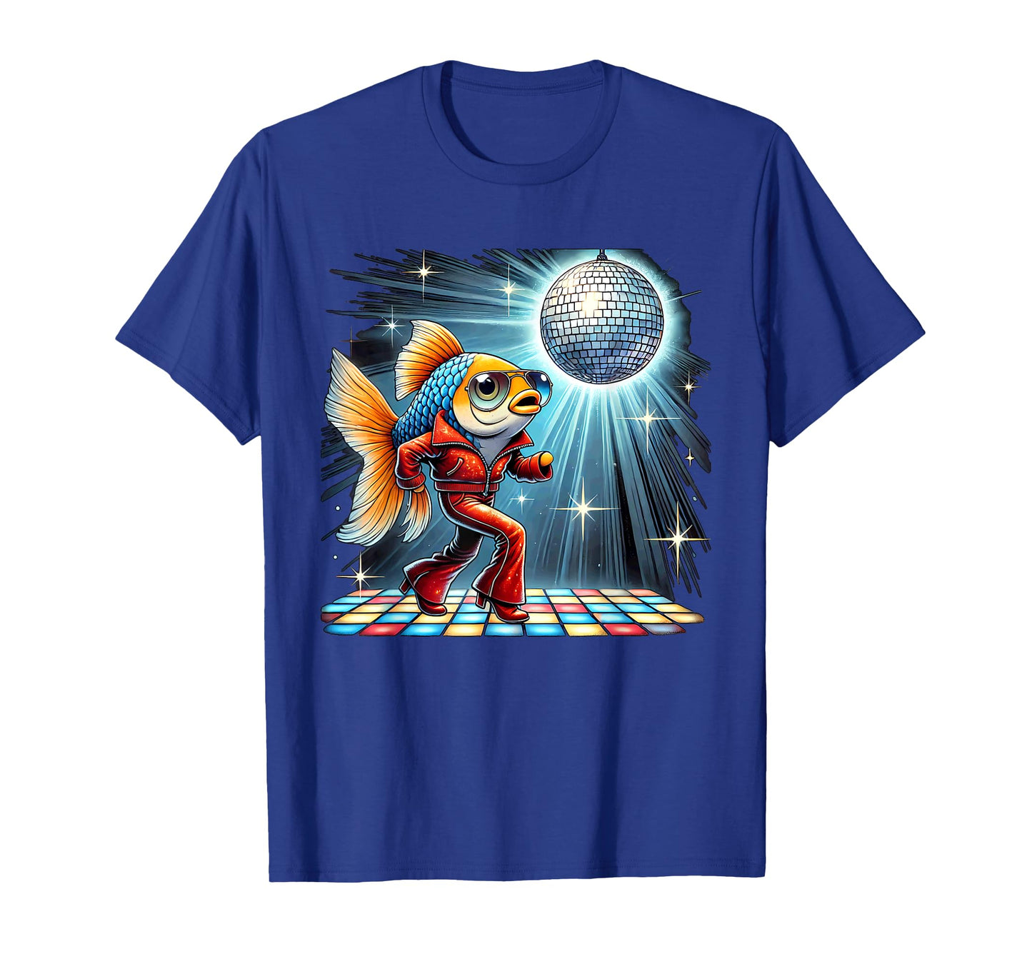 Aesthetic Fish Disco T-Shirt