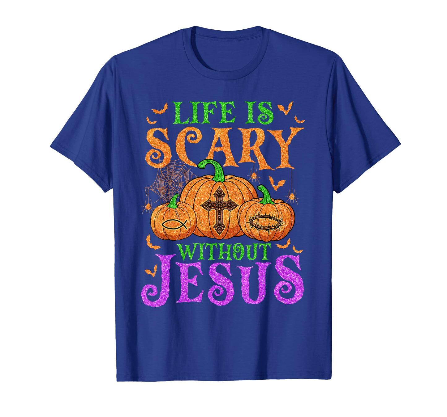 Life is Scary Without Jesus Christian Halloween Costume T-Shirt
