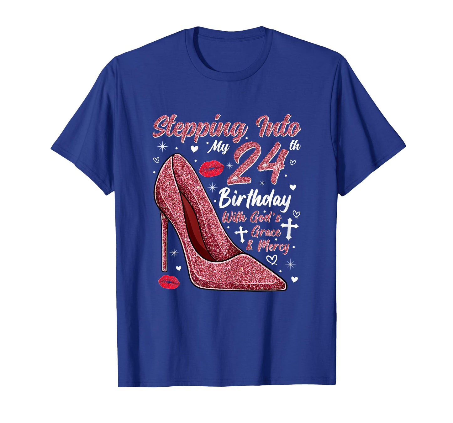 Stepping Into My 24th Birthday Ladies 24 Year Old T-Shirt