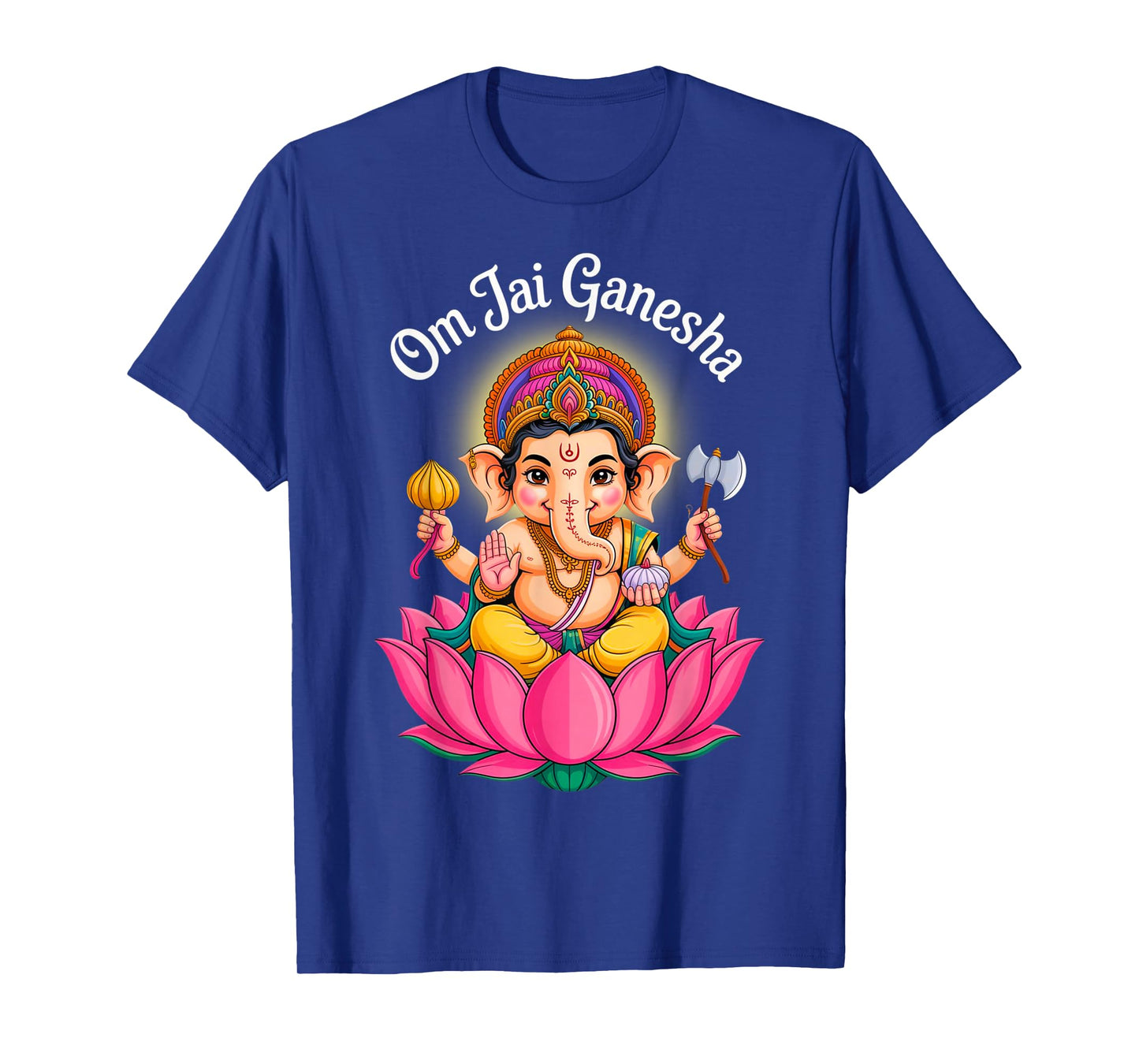Hindu Ganesha Puja Elephant God India Meditation Yoga Murti T-Shirt