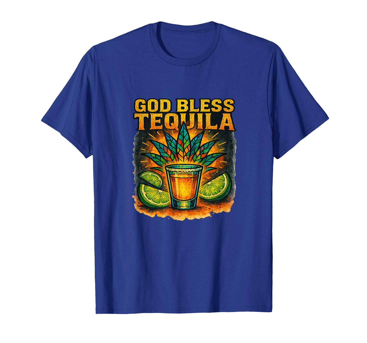 God Bless Tequila Drinking Fun For Bar Staff Bachelors Party T-Shirt