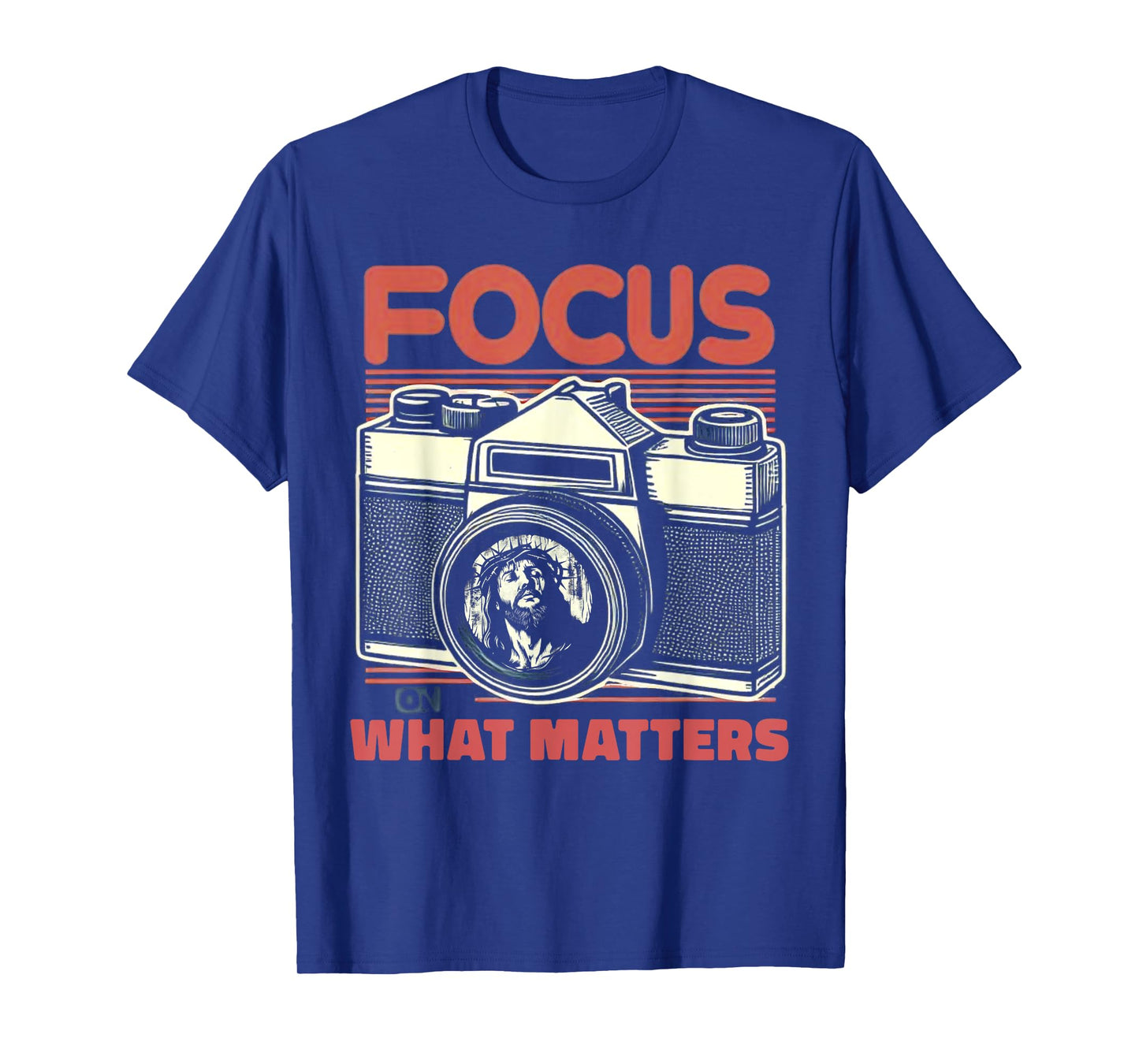 Photography Men Women Focus On What Matters Jesus Christian T-Shirt