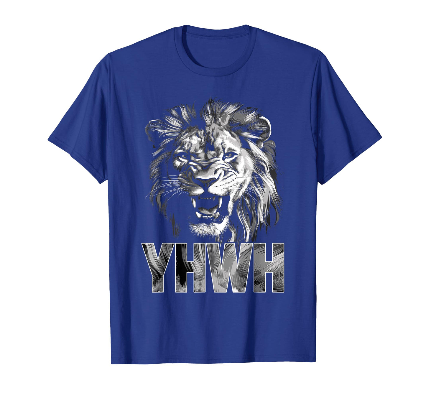 Yhwh Lion Of Judah Yahweh In Hebrew Jesus Christian T-Shirt