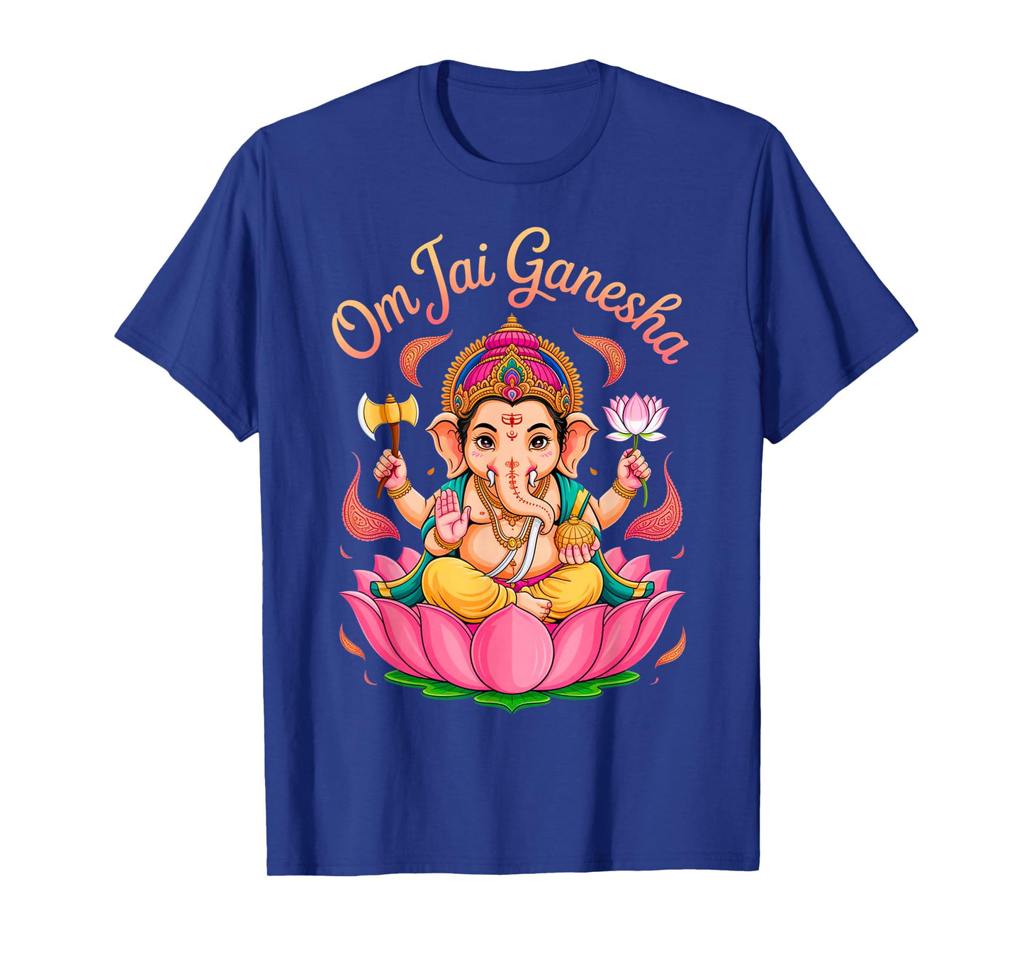 Hindu Ganesha Puja Elephant God India Meditation Yoga Murti T-Shirt