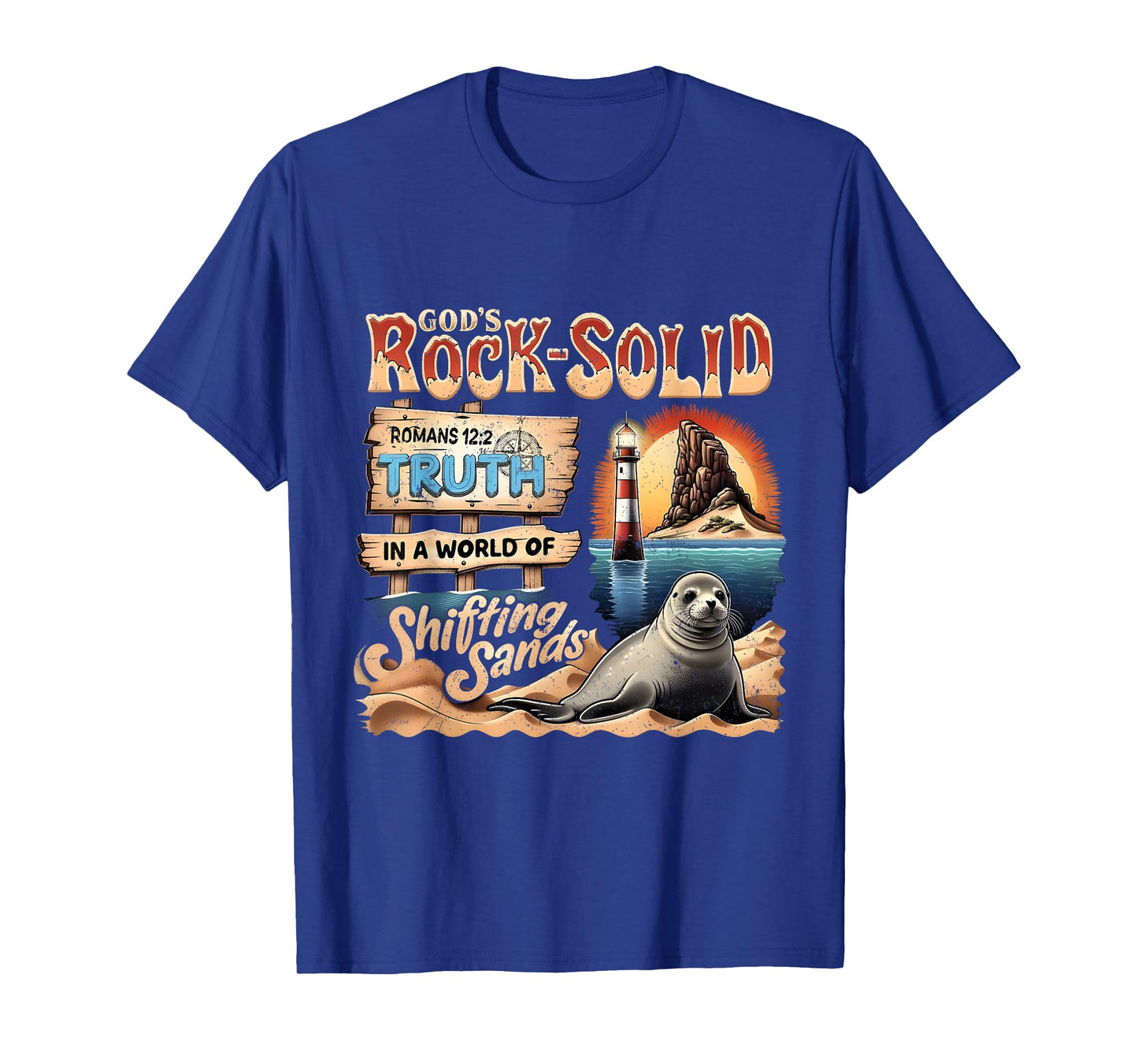 God's Rock Solid Truth Shifting Sands VBS 2025 T-Shirt
