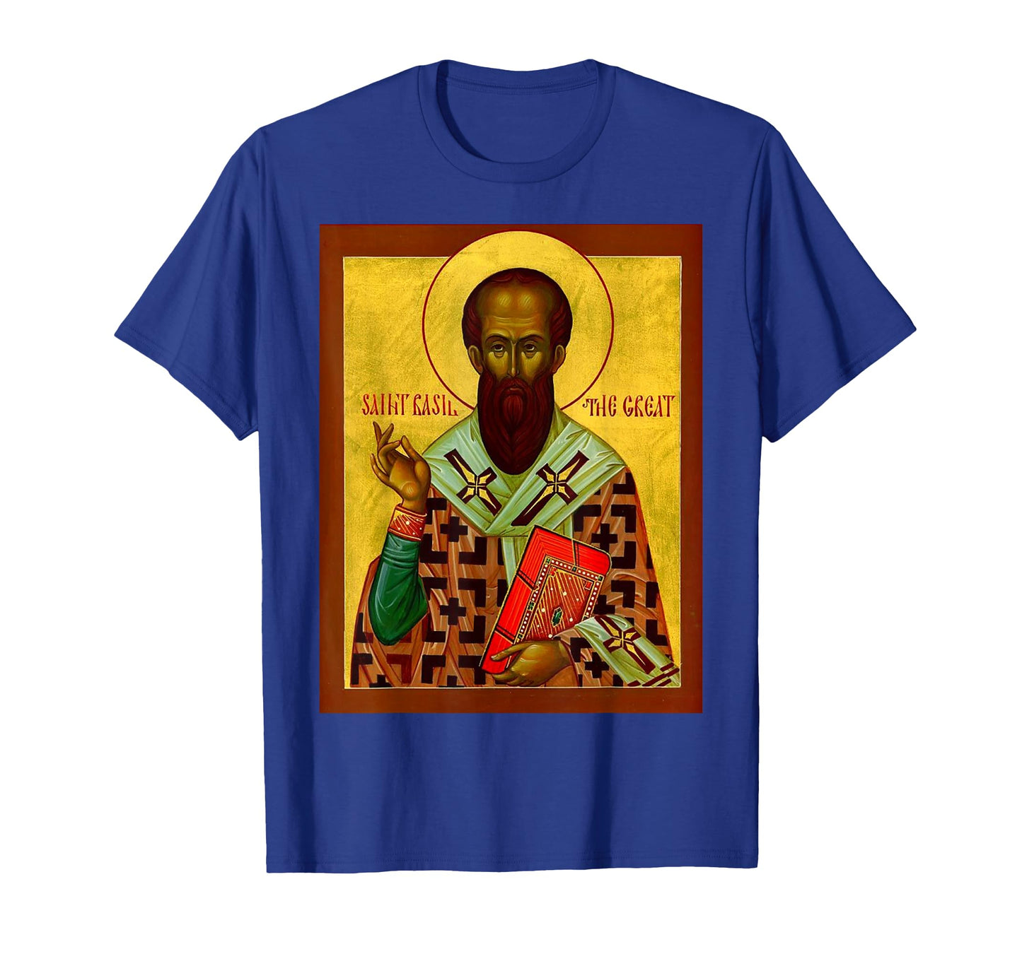 St. Basil the Great Eastern Orthodox Byzantine Art Easter T-Shirt