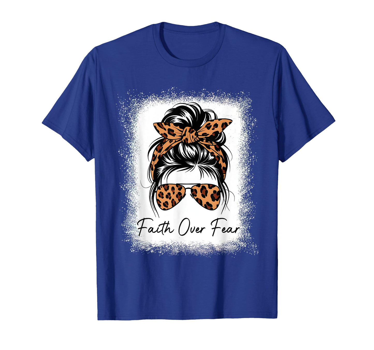 Love in Faith Loved Beyond Measure Christian Leopard Women T-Shirt