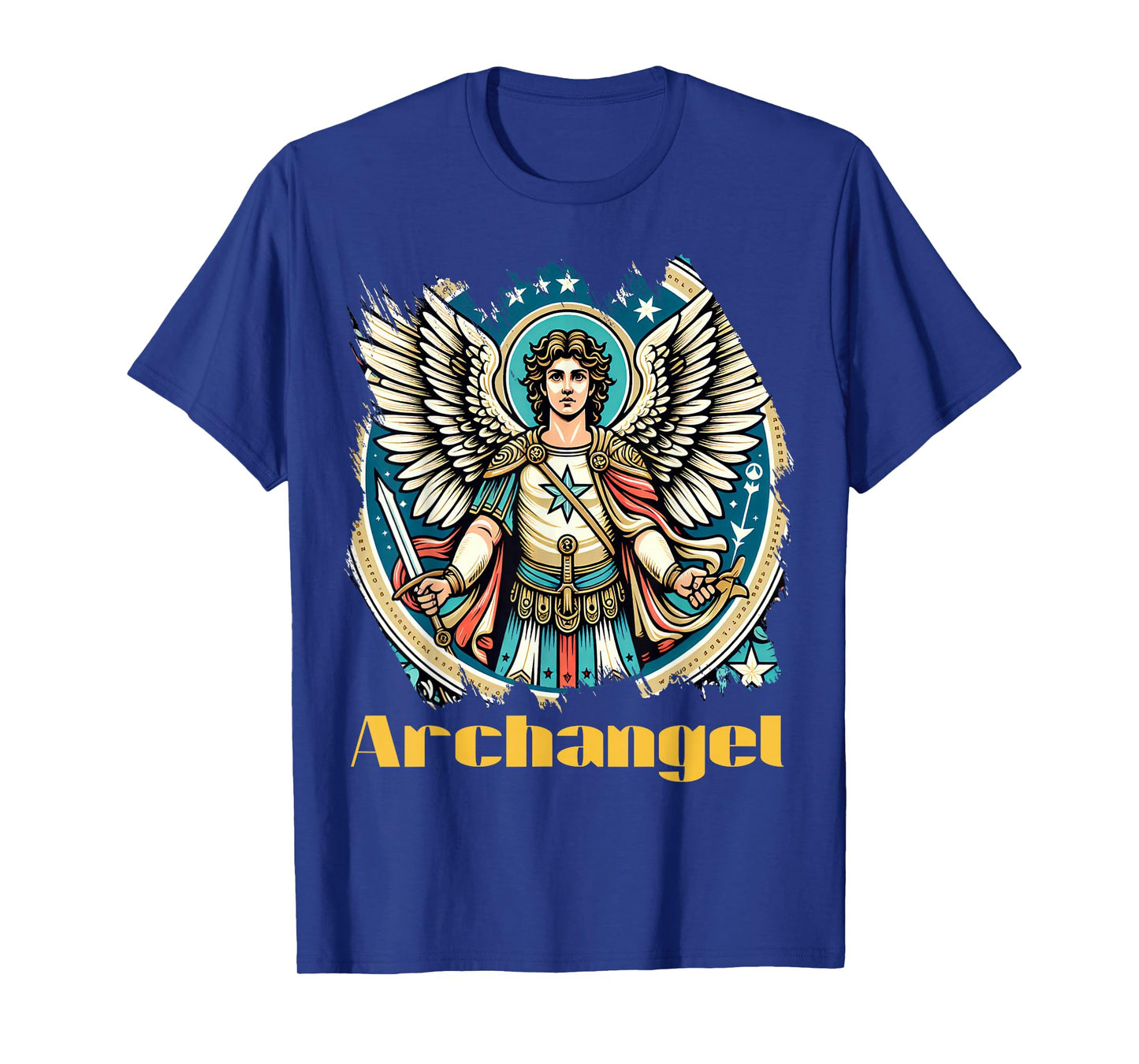 Archangel Costume Saint Michael Christian Angel Saint Patron T-Shirt