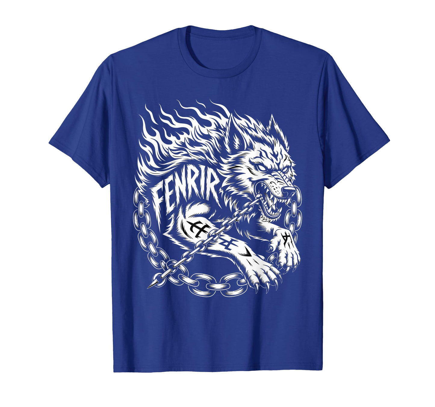 Classic Celtic Wolf Norse Mythology Pagan Nordic Wolf Viking T-Shirt