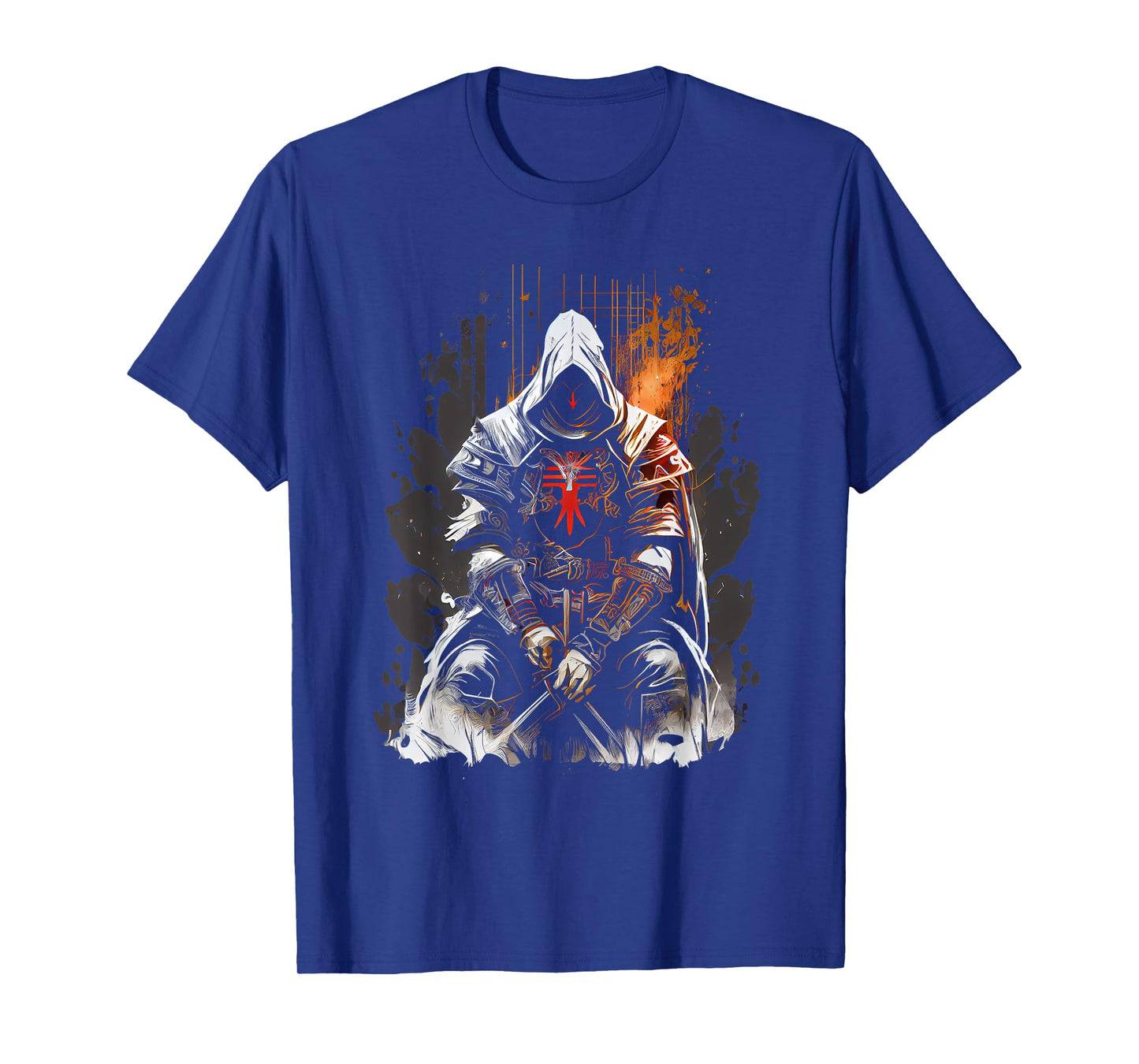 Knight Templar Kneeling Crusader Templar Warrior Of Christ T-Shirt