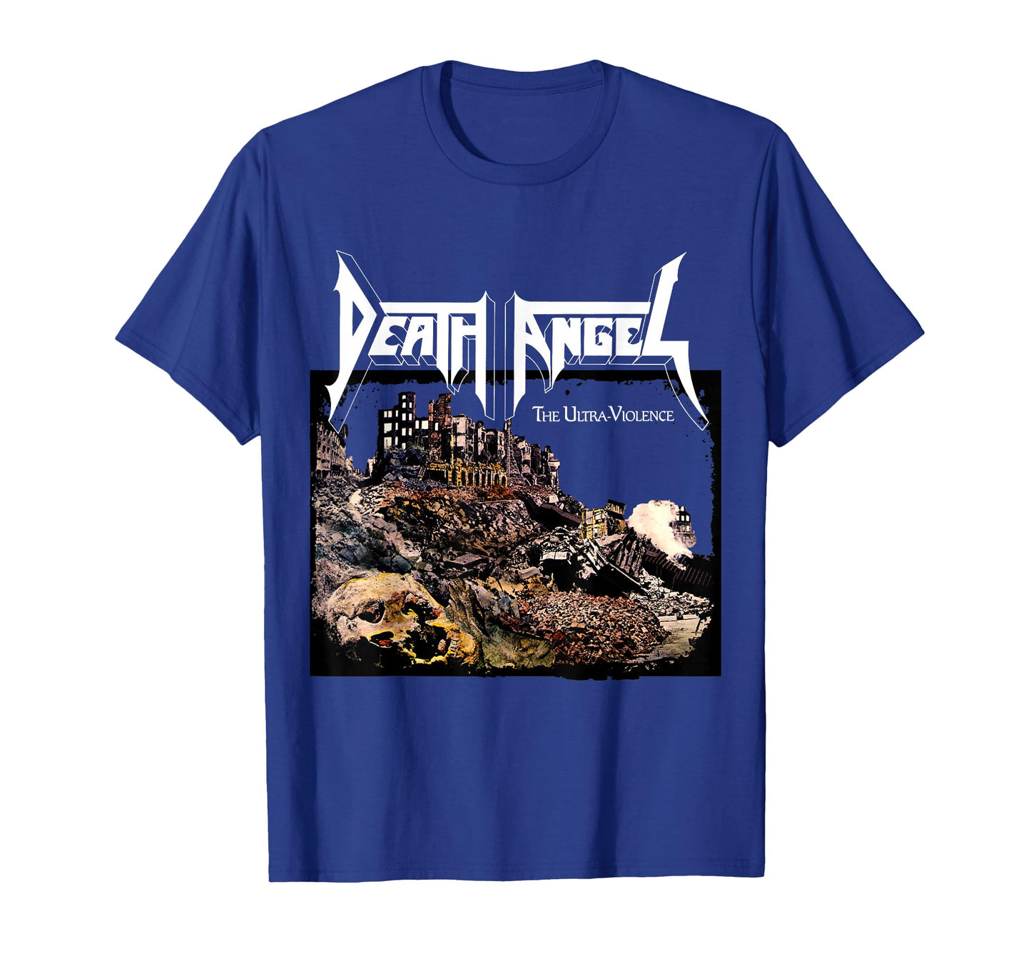 Manic Merch LLC Death Angel The Ultra Violence T-Shirt, Black, Small, Unisex-Adults, Short Sleeve, T-Shirt