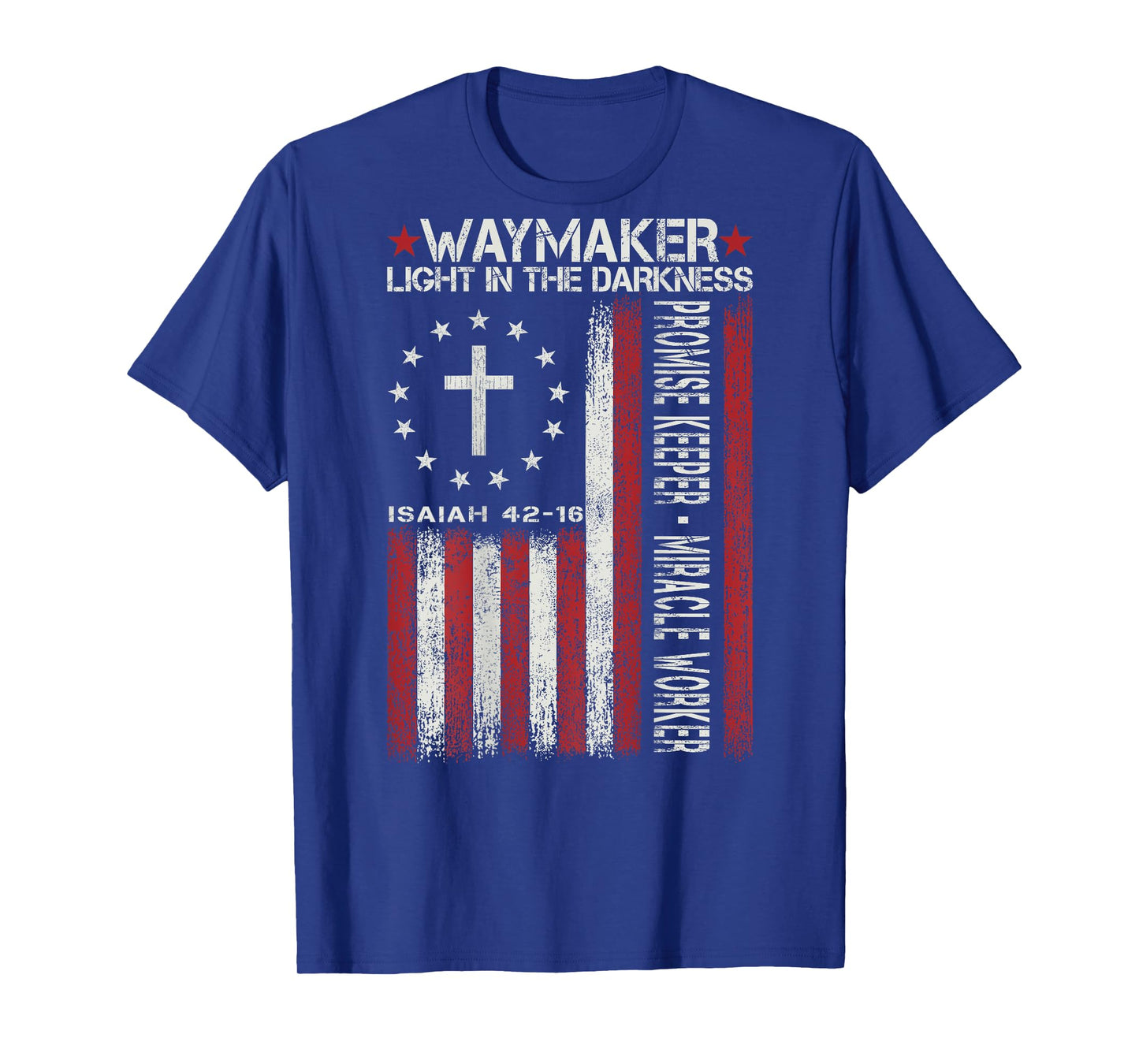 Waymaker God Jesus Christian Bible Faith Cross Religious T-Shirt