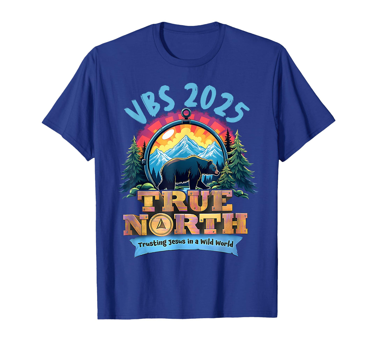 VBS 2025 True North Trusting Jesus Christian Summer Camp T-Shirt